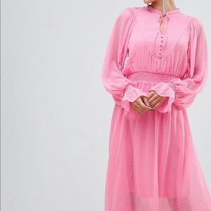 YAS Pink XS Women’s Maxi Dress